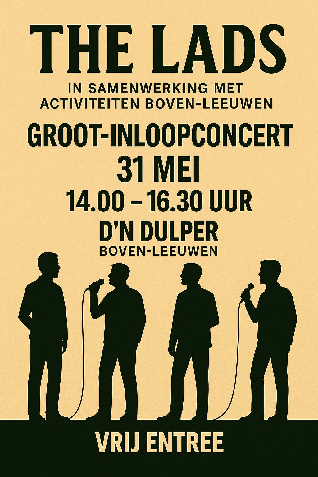 The Lads inloopconcert